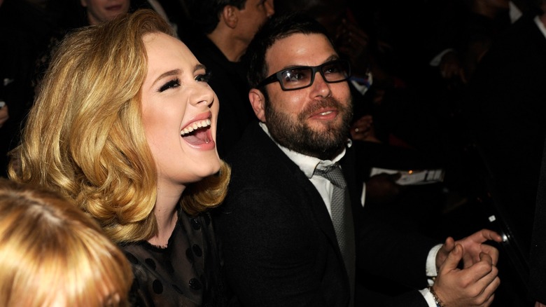Adele and Simon Konecki in 2012