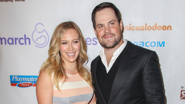 Hilary Duff and Mike Comrie in 2012