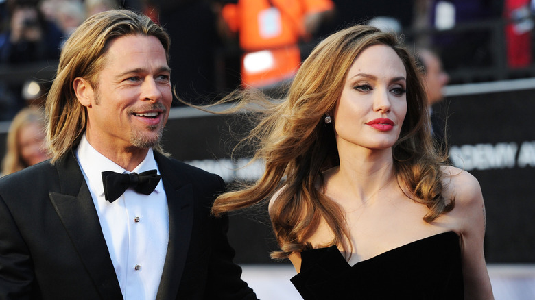 Angelina Jolie and Brad Pitt in 2012