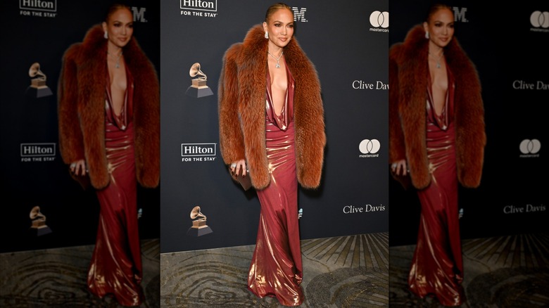 Jennifer Lopez at the 67th annual Grammy Awards pre-gala in Los Angeles in February 2025