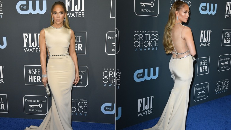 Jennifer Lopez at the 25th annual Critics' Choice Awards in Santa Monica, Calif. in January 2020