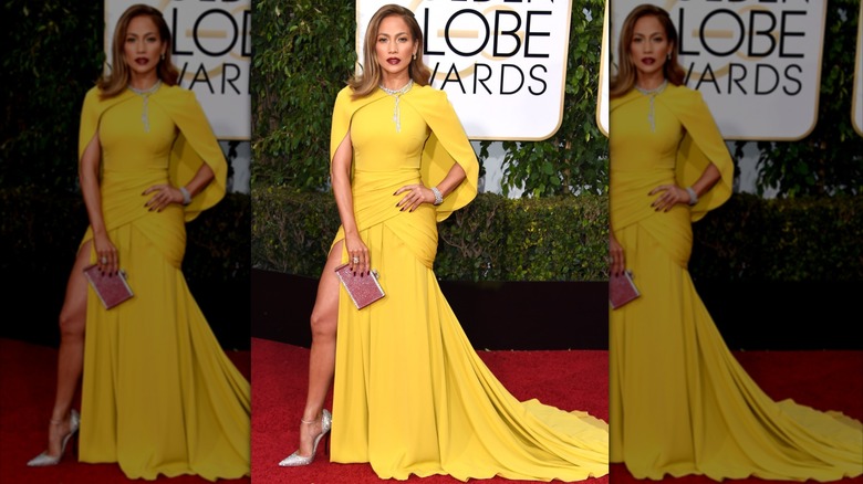 Jennifer Lopez at the 73rd annual Golden Globe Awards in Beverly Hills in January 2016