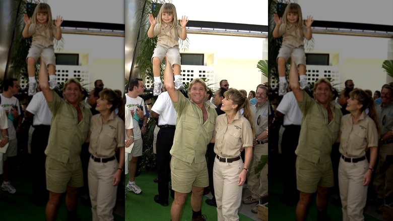 Terri Irwin, Steve Irwin, and Bindi Irwin at the Arclight Cinerama Dome