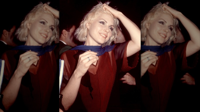Debbie Harry attends a party for the 10th Anniversary of Andy Warhol's 'Interview' magazine at the Manhattan nightclub and disco Studio 54 in New York, New York, June 7, 1979