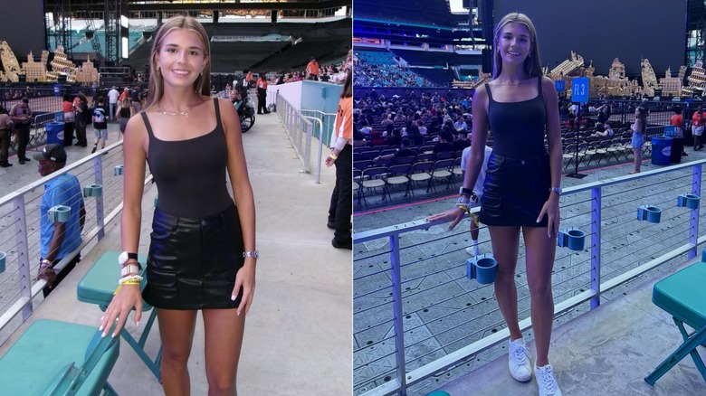 Kai Trump at a 2025 The Weeknd concert