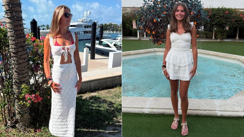 Kai Trump in the Bahamas in 2025