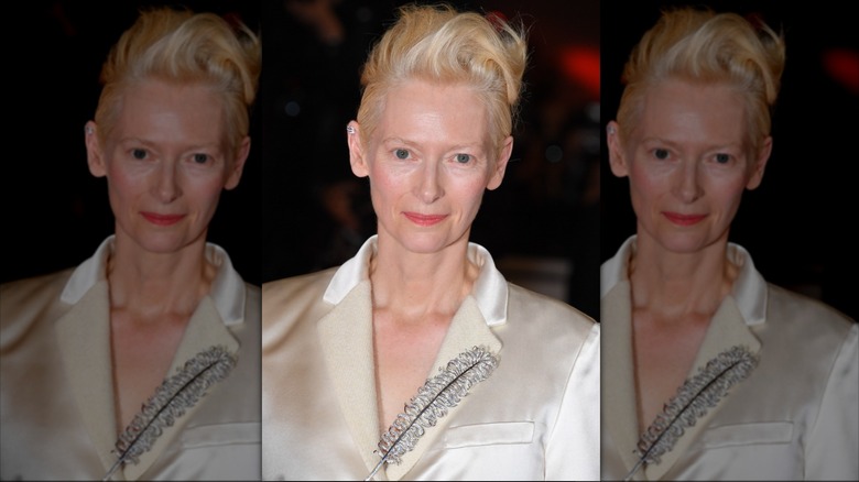 Tilda Swinton at the "Parasite" screening during the 72nd annual Cannes Film Festival in May 2019