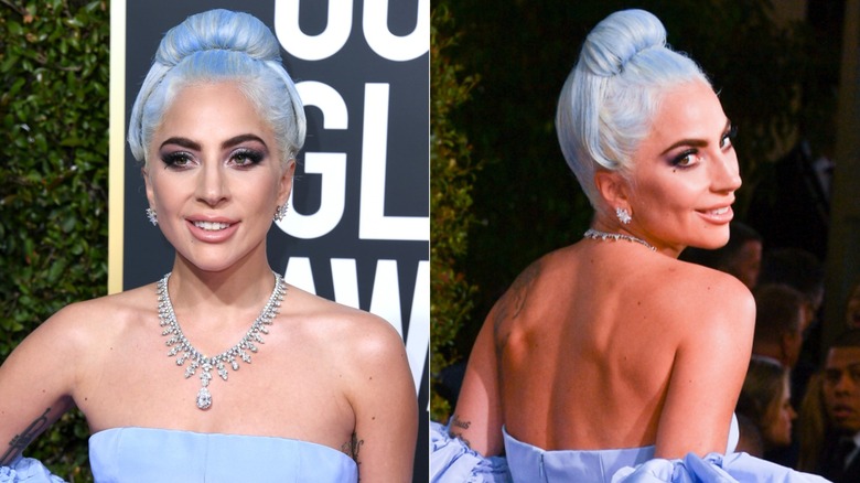 Lady Gaga at the 2019 Golden Globes