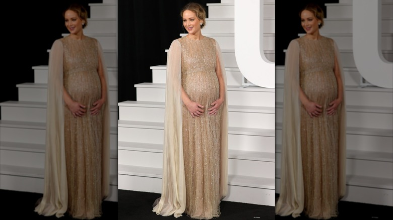 Jennifer Lawrence at the premiere of "Don't Look Up" in 2021