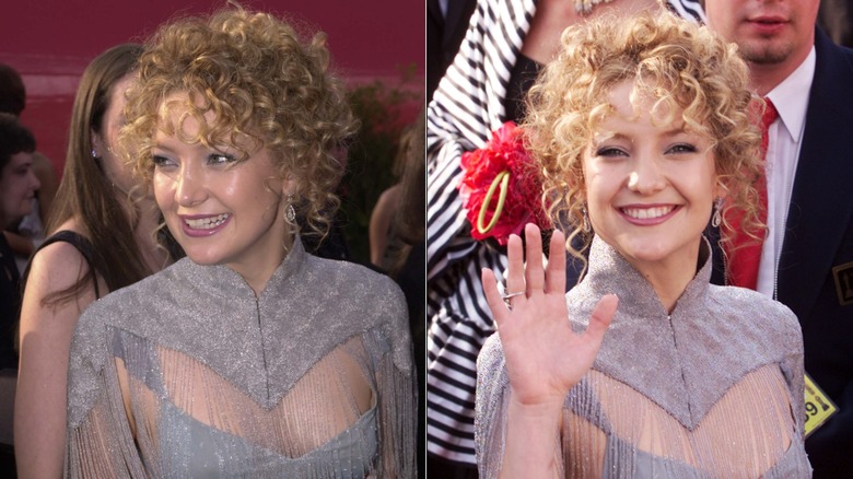 Kate Hudson with curly hair at the 2001 Oscars