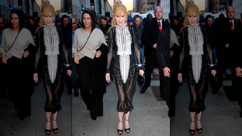 Nicole Kidman in April 2026 at the premiere of  "Margo's Got Money Troubles"