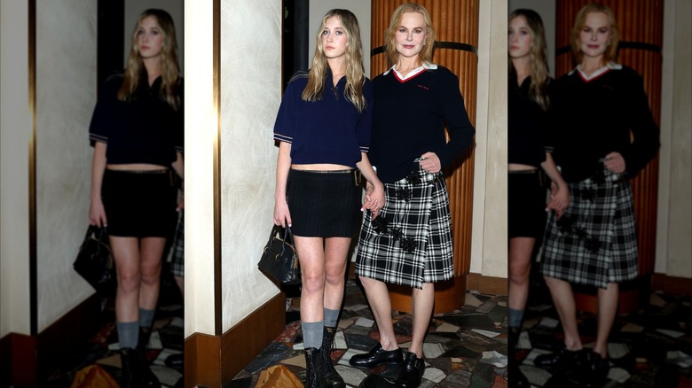 Nicole Kidman with her daughter Sunday Rose Kidman-Urban in October 2024
