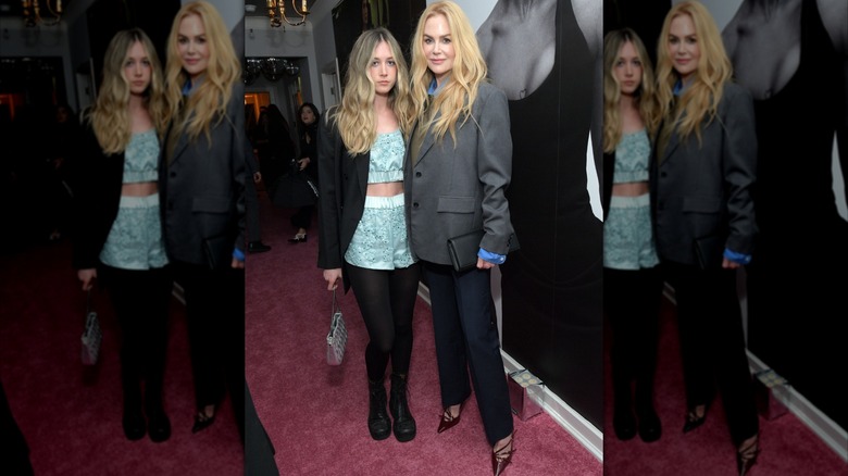 Nicole Kidman with her daughter Sunday Rose Kidman-Urban in January 2025