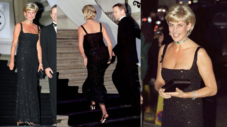 Princess Diana at a gala to celebrate The Tate Gallery's Centenary on her 36th birthday in London in July 1997