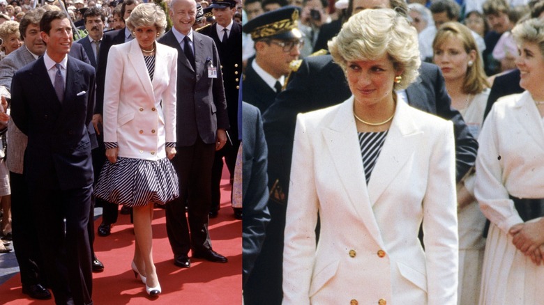 Princess Diana at the Cannes Film Festival in France in May 1987