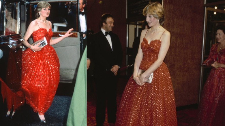 Princess Diana at the premiere of "For Your Eyes Only" in London in June 1981