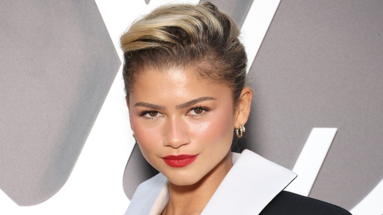 Zendaya at the Louis Vuitton womenswear spring/summer show during Paris Fashion Week in October 2024