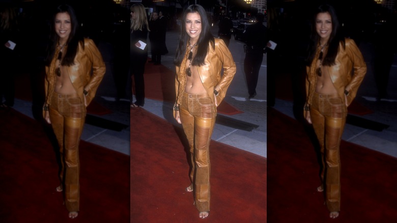 Eva Longoria at the 2001 premiere of "Lara Croft: Tomb Raider"