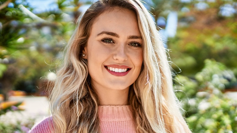 Young woman with blond hair