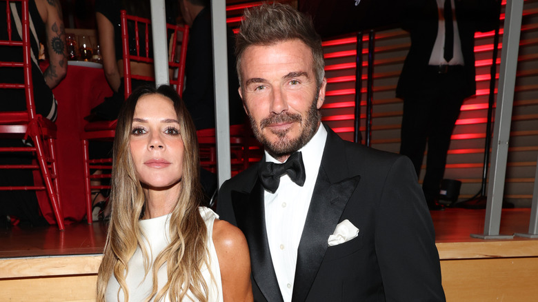 Victoria Beckham and David Beckham attending the 2026 TIME100 Gala