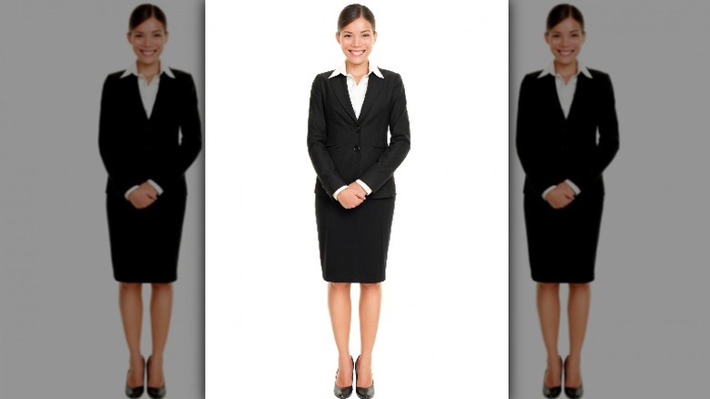 Suit-style dress