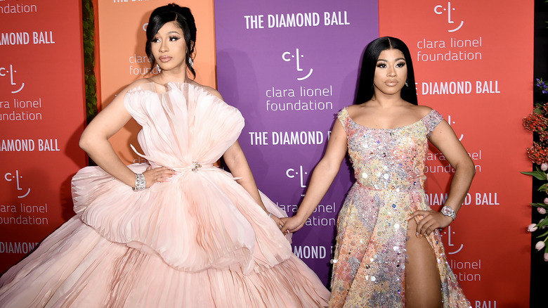 Cardi B and Hennessy on the red carpet