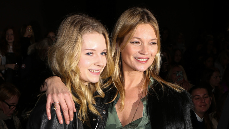 Kate Moss and her sister Lottie Moss