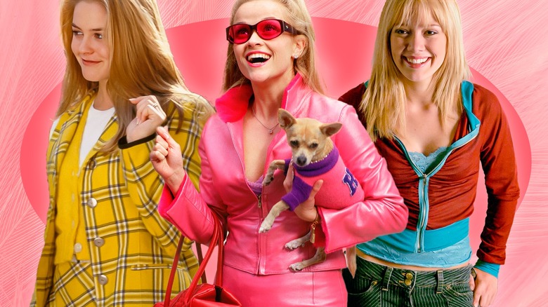 Cher Horowitz, Elle Woods, and Sam Montgomery smiling