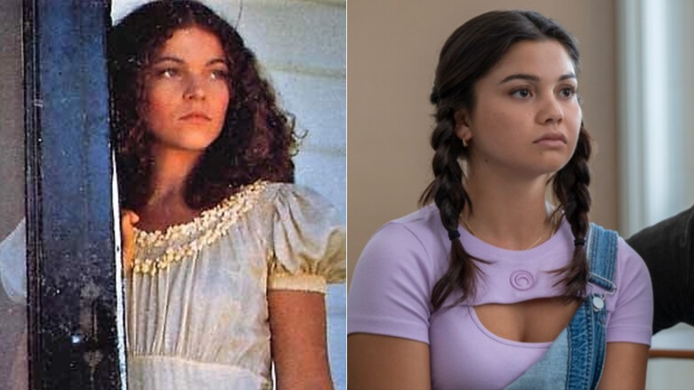 Amy Irving in "Carrie" 1976. Siena Agudong in "Carrie" 2026.