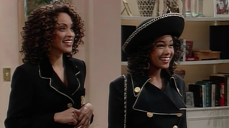 Karyn Parsons and Tatyana Ali acting in 
