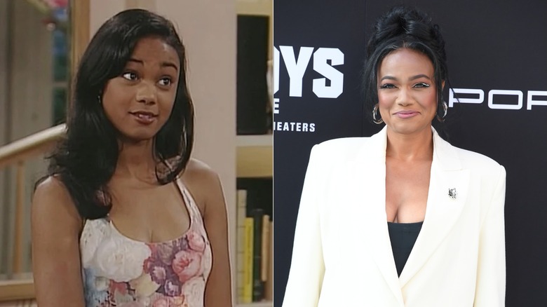 Tatyana Ali as her character Ashley Banks on "The Fresh Prince of Bel-Air / Tatyana Ali at the Los Angeles premiere of "Bad Boys: Ride or Die" in Hollywood in May 2024