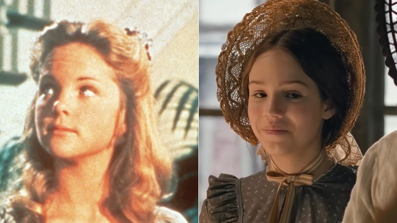 ﻿Melissa Sue Anderson who plays Mary Ingalls on ﻿Little House On The Prairie in 1974 (L) and ﻿Melissa Sue Anderson who plays Mary Ingalls on ﻿﻿Little House On The Prairie in 2026 (R)