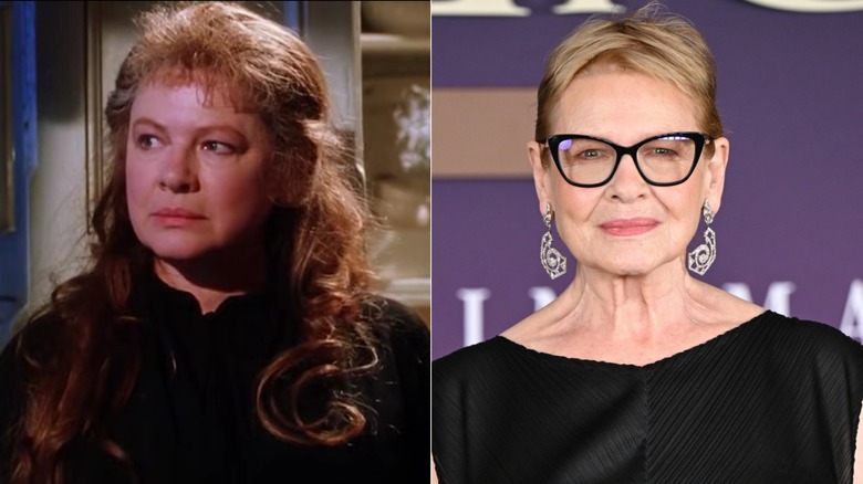 Dianne Wiest in "Practical Magic" 1998 (L) and Dianne Wiest at the Premiere of Practical Magic 2 (R)