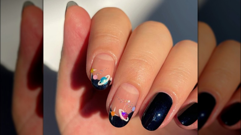 black french tips