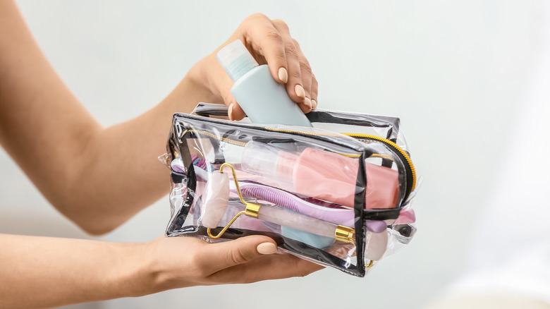Sonia Kashuk™ Tsa Travel Makeup Bag Kit - Clear : Target
