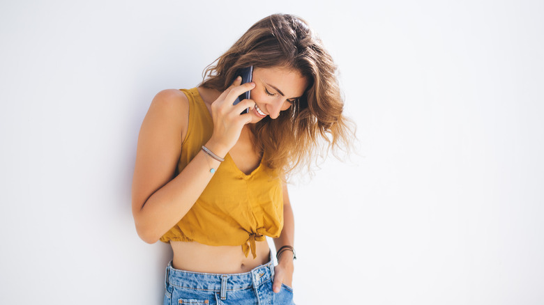 flirty phone call