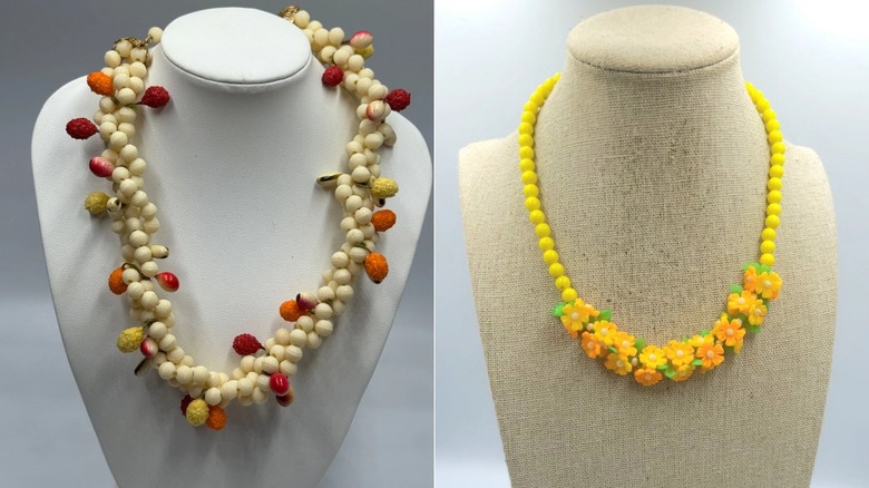 Plastic Tutti Frutti jewelry from the 1960s