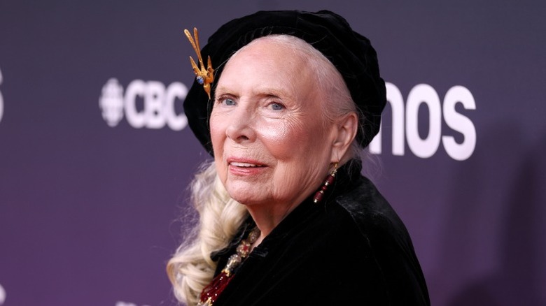 Joni Mitchell at an awards show in 2026
