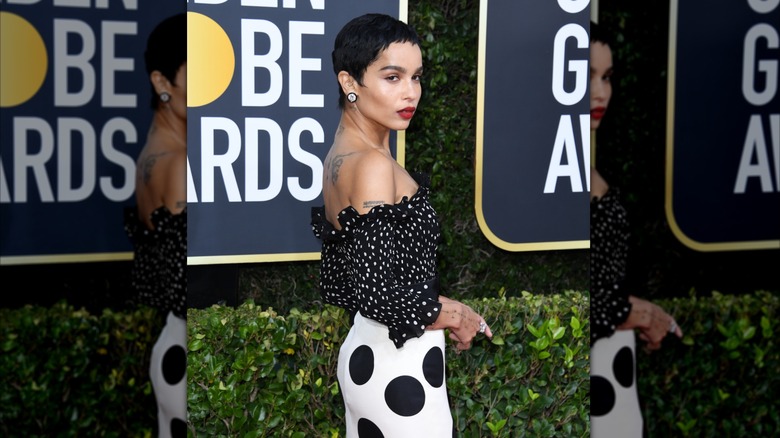 Zoë Kravitz attends the 77th Annual Golden Globe Awards January 05, 2020