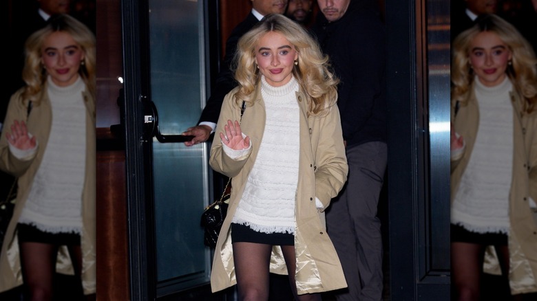 Sabrina Carpenter is seen on November 7, 2025 in New York City