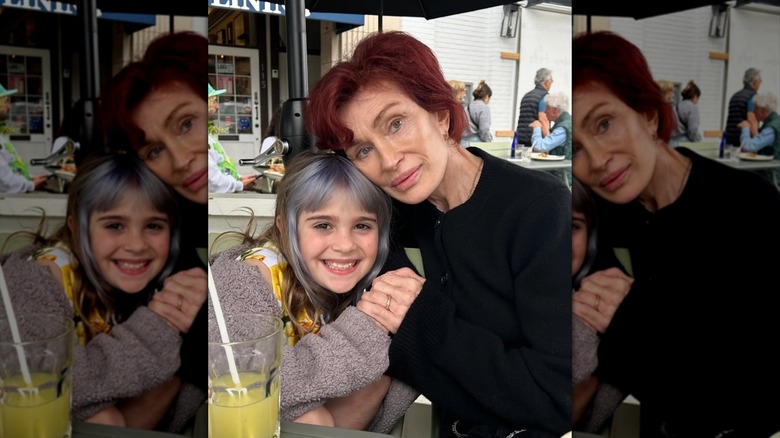 Sharon Osbourne and her granddaughter Andy Rose