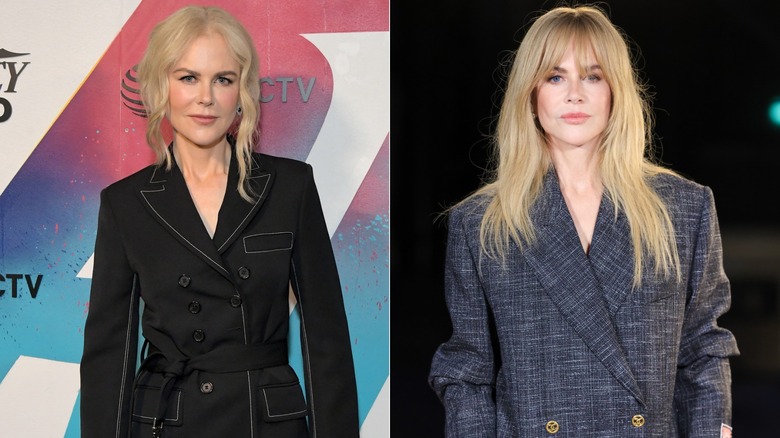 (L) Nicole Kidman at an event during 2018 Toronto International Film Festival; (R) Nicole Kidman during 2026 Paris Fashion Week