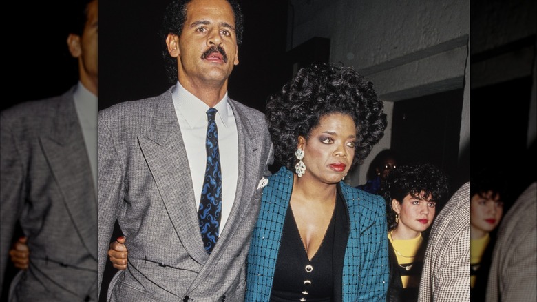Stedman Graham and Oprah Winfrey in 1987
