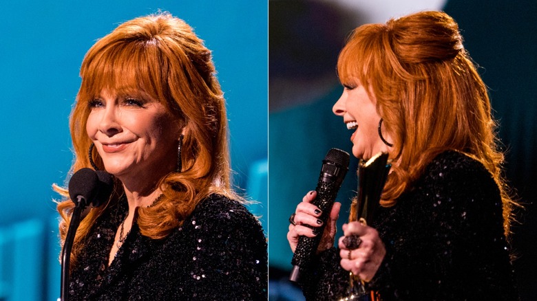 Reba McEntire on stage at the 60th Academy of Country Music Awards in Frisco, Texas in May 2025