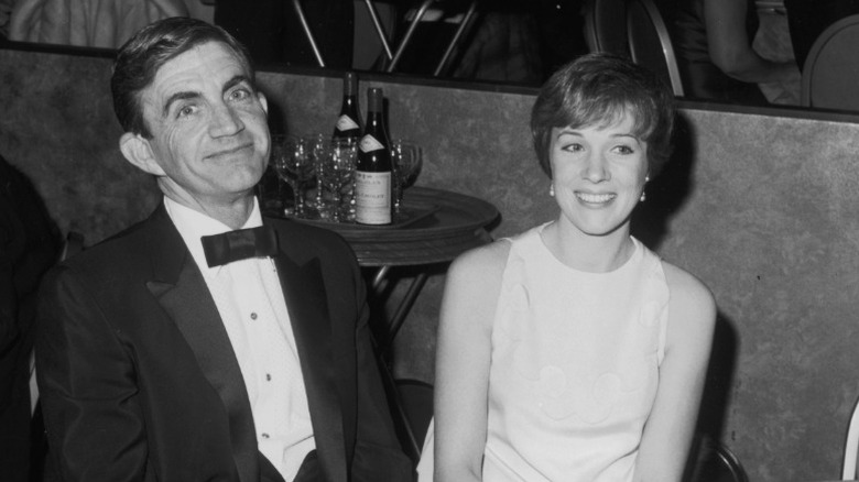 Blake Edwards and then-girlfriend Julie Andrews at an awards ceremony in 1967