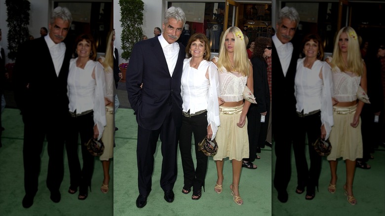 Sam Elliott & Katharine Ross & Daughter during World Premiere Of "The Hulk" - Hollywood at Universal Amphitheatre in Universal City, California, 2003