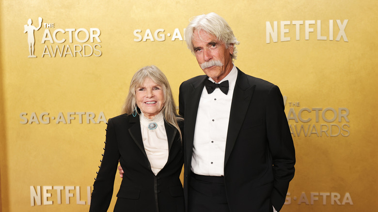 Katharine Ross and Sam Elliott attend the 32nd Annual Actor Awards at Shrine Auditorium and Expo Hall on March 01, 2026 in Los Angeles, California