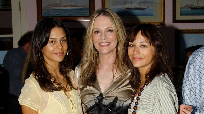 Kidada Jones, Peggy Lipton, and Rashida Jones smiling