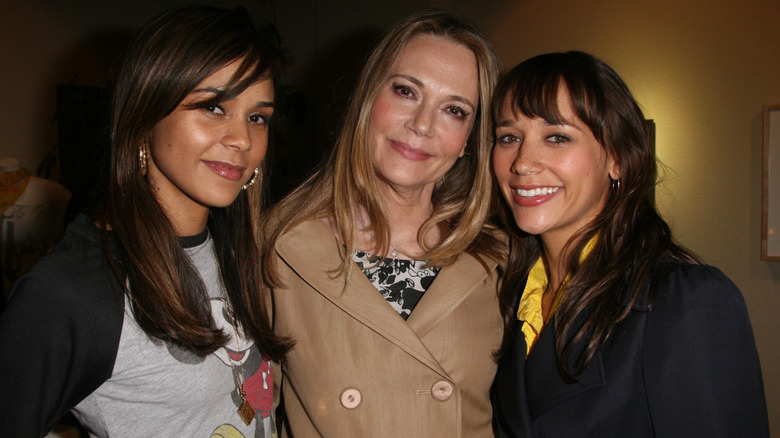 Kidada Jones, Peggy Lipton, and Rashida Jones at The Art of Pooh