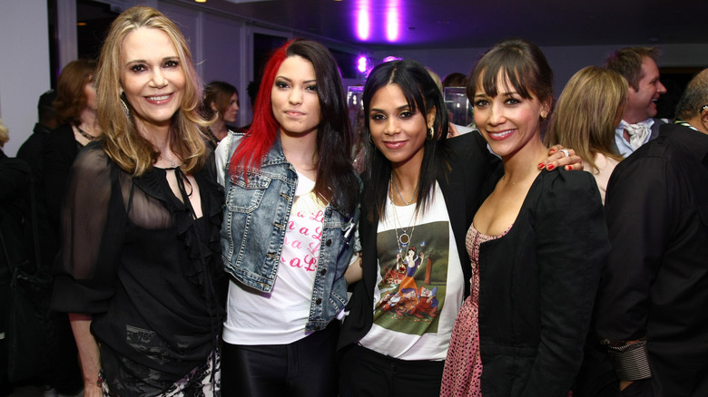 Peggy Lipton, Maxine Ashley, Kidada Jones, and Rashida Jones at Disney launch in 2011